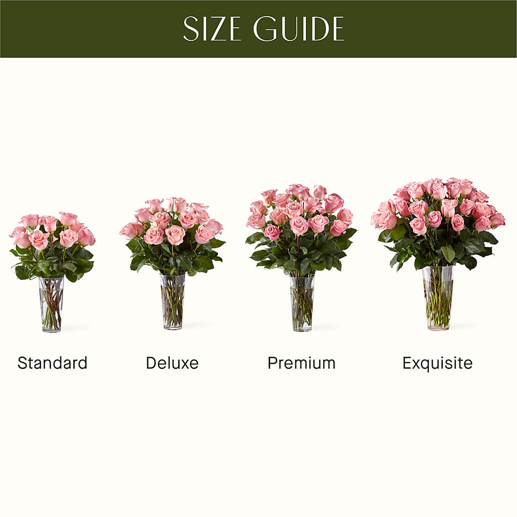 Long Stem Pink Rose Bouquet –  Floral Delights Etc, Daleville AL