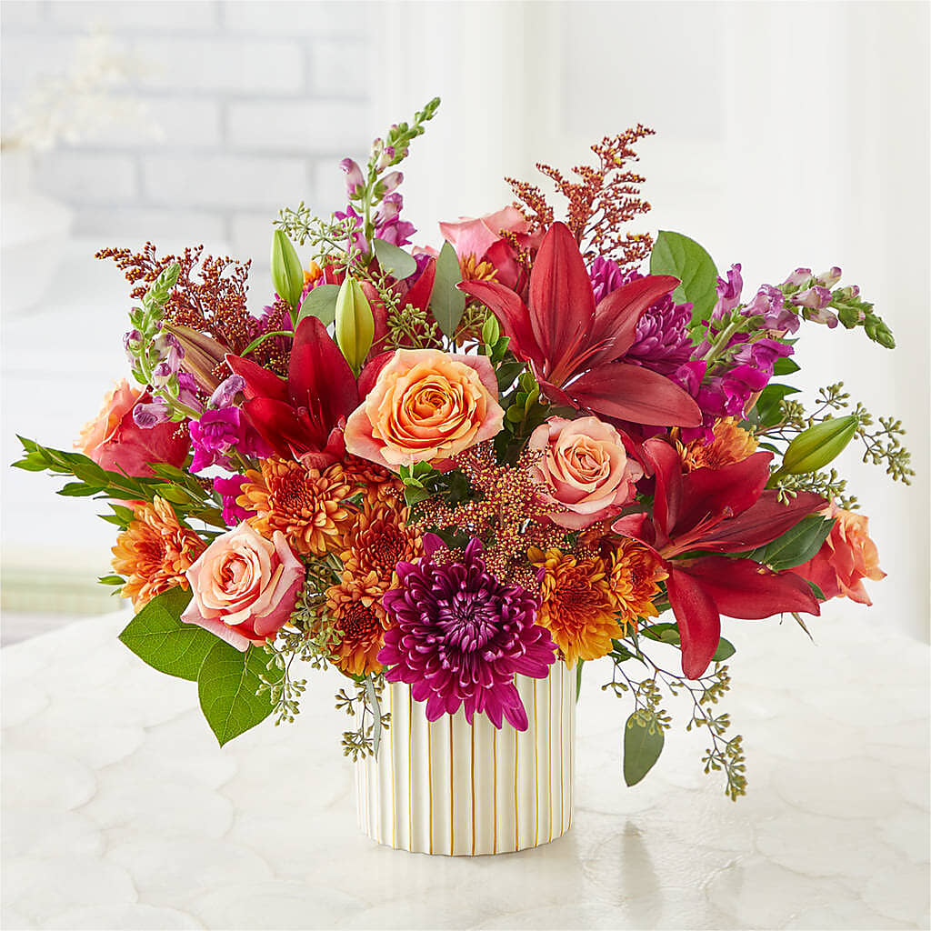 Burgundy Landscape Bouquet –  Floral Delights Etc, Daleville AL