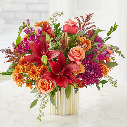 Burgundy Landscape Bouquet –  Floral Delights Etc, Daleville AL