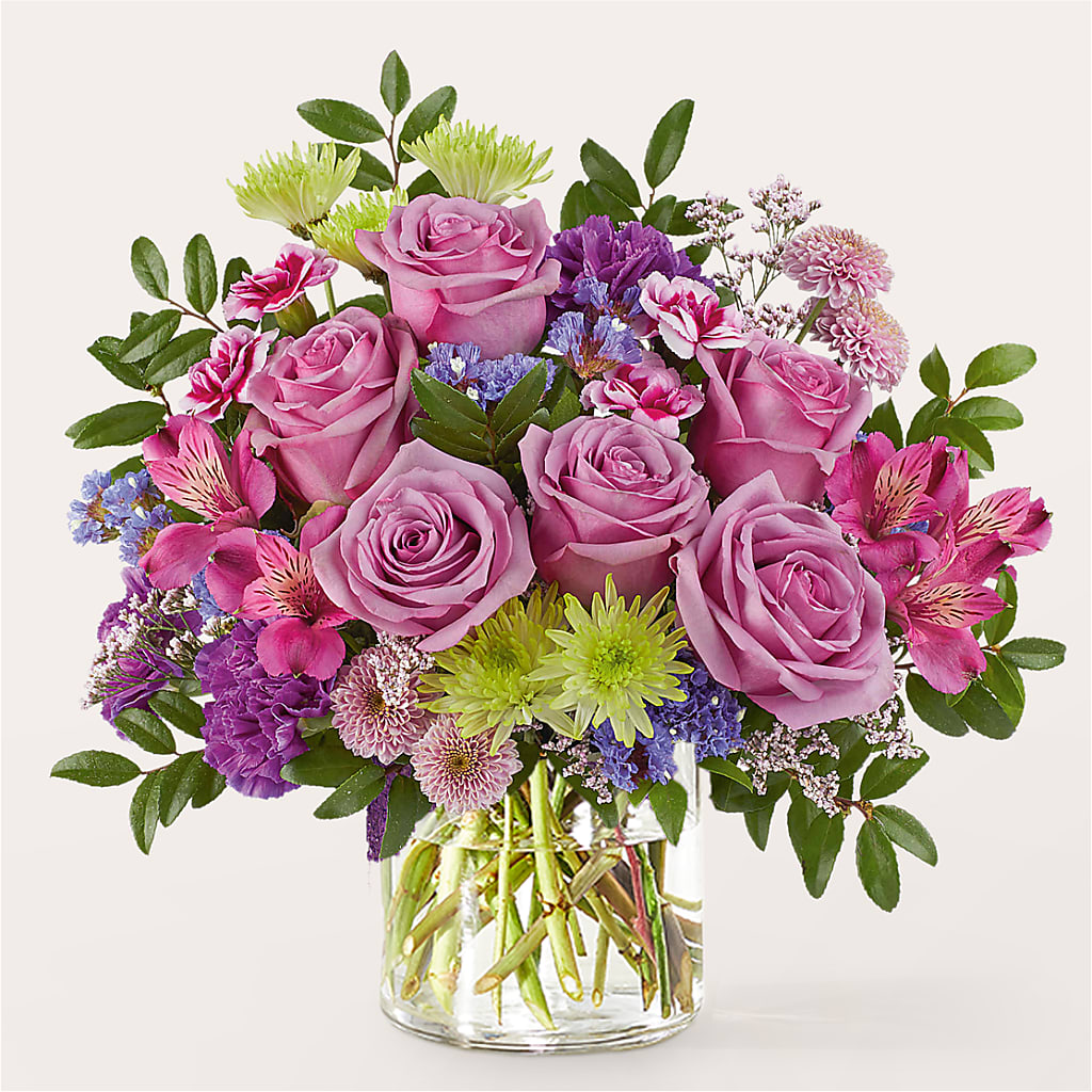 Glass Half Full Bouquet –  Floral Delights Etc, Daleville AL