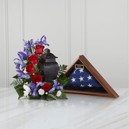 Patriotic Tribute Arrangement –  Floral Delights Etc, Daleville AL