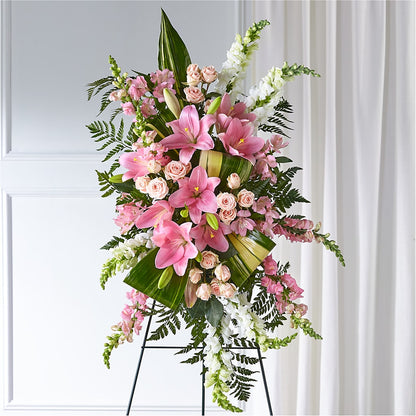 Elegant Embrace Standing Spray –  Floral Delights Etc, Daleville AL