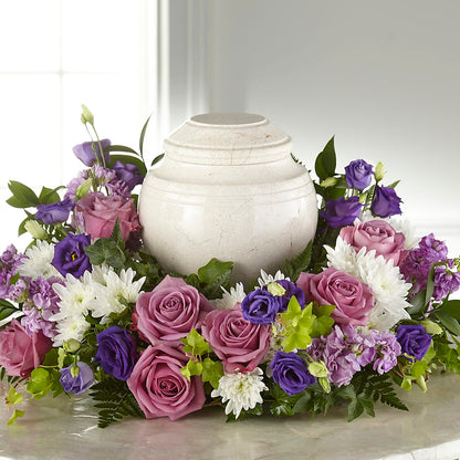 Blooming Sympathy Cremation Adornment –  Floral Delights Etc, Daleville AL
