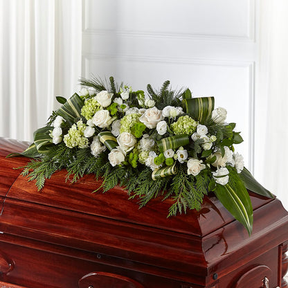 Hopeful Gesture Casket Spray –  Floral Delights Etc, Daleville AL