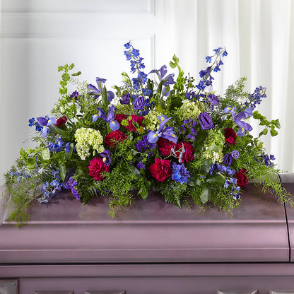 Always Treasured Casket Spray –  Floral Delights Etc, Daleville AL