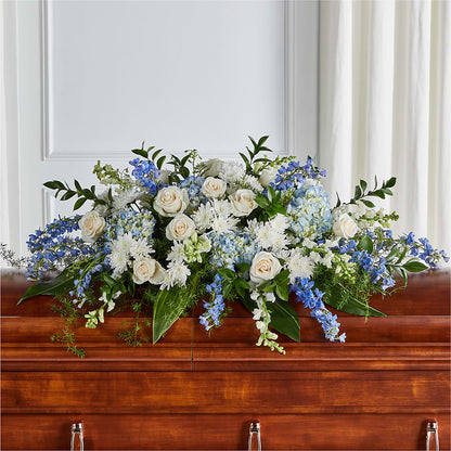 Timeless Essence Casket Spray –  Floral Delights Etc, Daleville AL