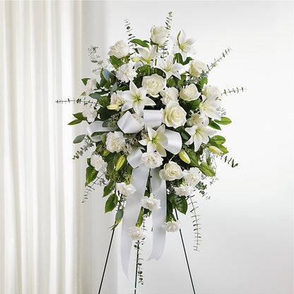 With Care Standing Spray –  Floral Delights Etc, Daleville AL