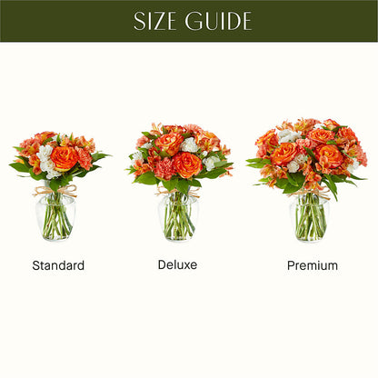 Apricot Glow Bouquet –  Floral Delights Etc, Daleville AL