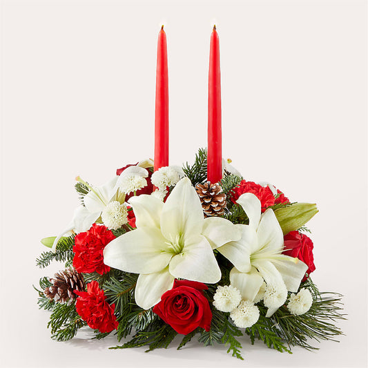 Seasonal Festivities Centerpiece –  Floral Delights Etc, Daleville AL
