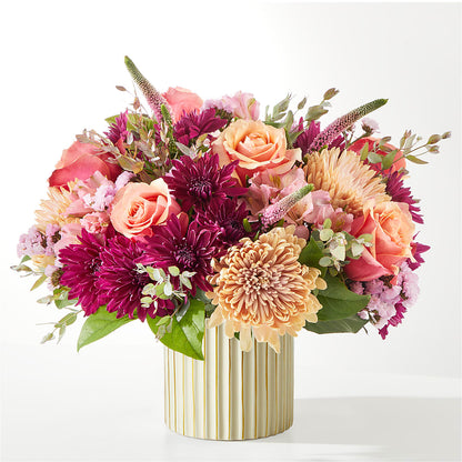 Berry Cobbler Bouquet with Ivory Vase –  Floral Delights Etc, Daleville AL
