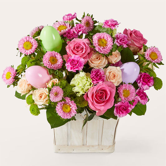 Get Eggcited Basket –  Floral Delights Etc, Daleville AL