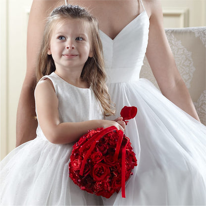 Pure at Heart Flower Girl Arrangement –  Floral Delights Etc, Daleville AL